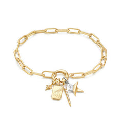 Ania Haie Gold Sparkle Bar Earring Charm AH-EC048-13G