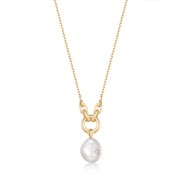 Ania Haie Pearl Power 925 Sterling Silver Gold-coloured Necklace AH-N043-03G