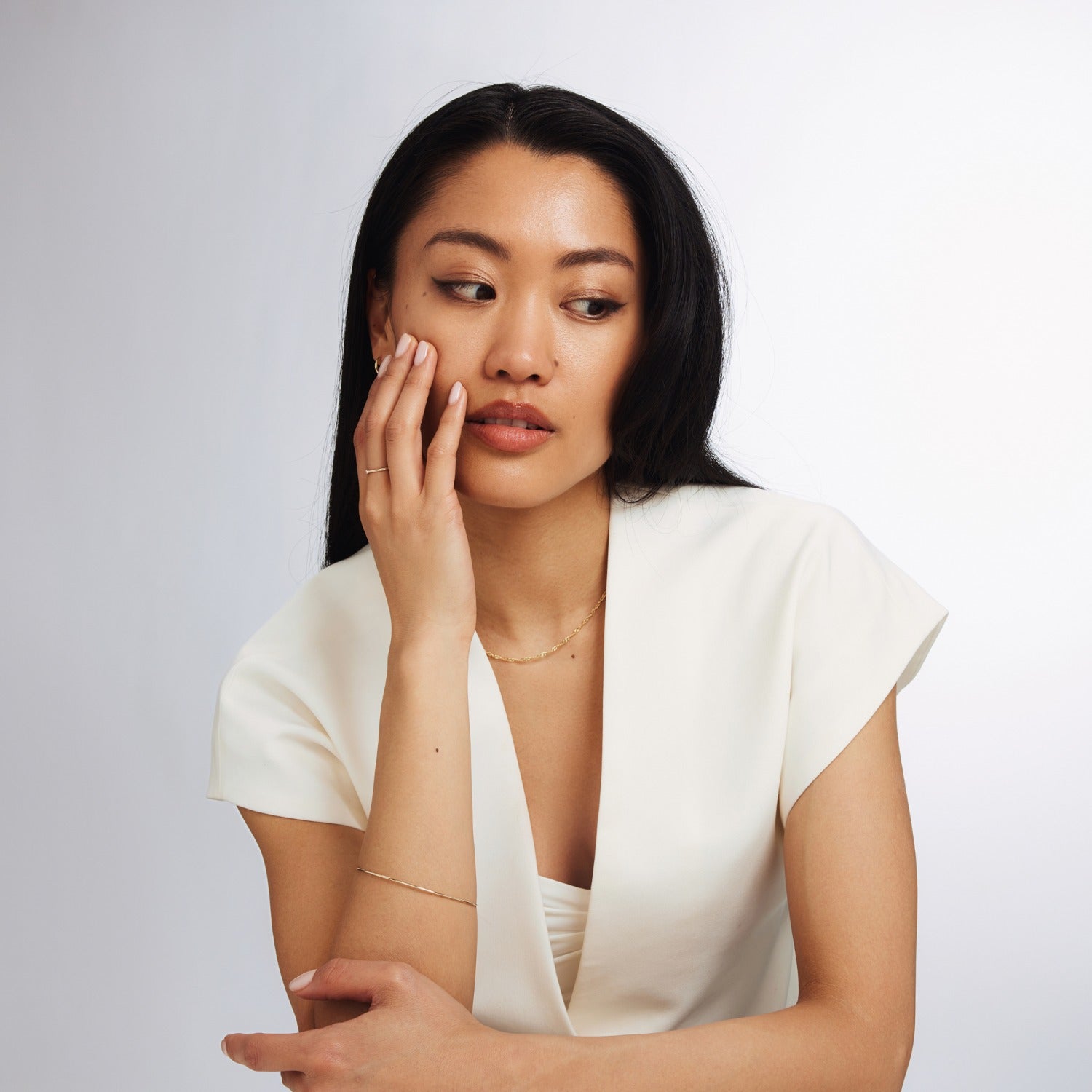 Rivoli Méline 14 karat gold bangle IB320141