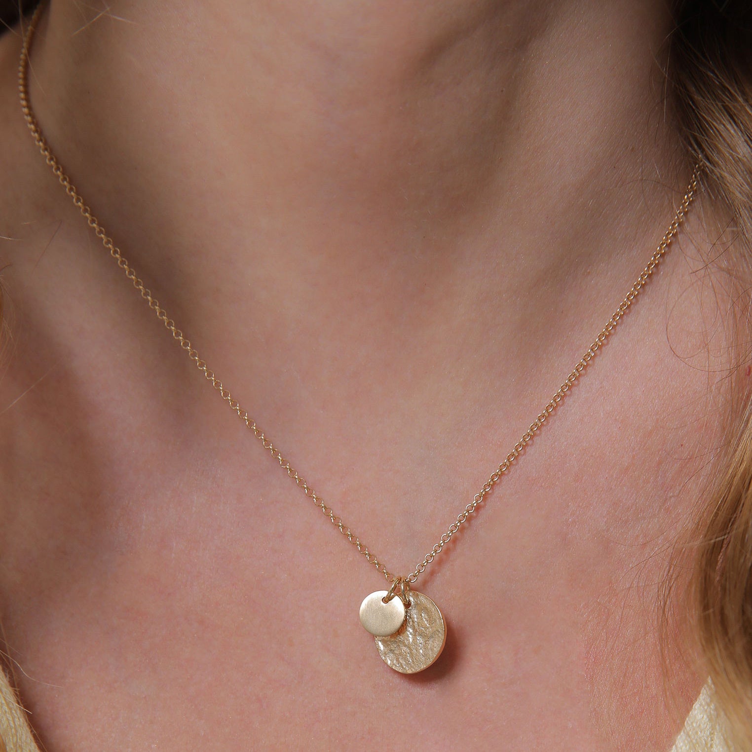 Elli 925 Sterling Silver Coin Necklace 2004-BF-0007736-001