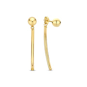 Isabel Bernard Rivoli Susette 14 karaat gouden oorbellen IB360280