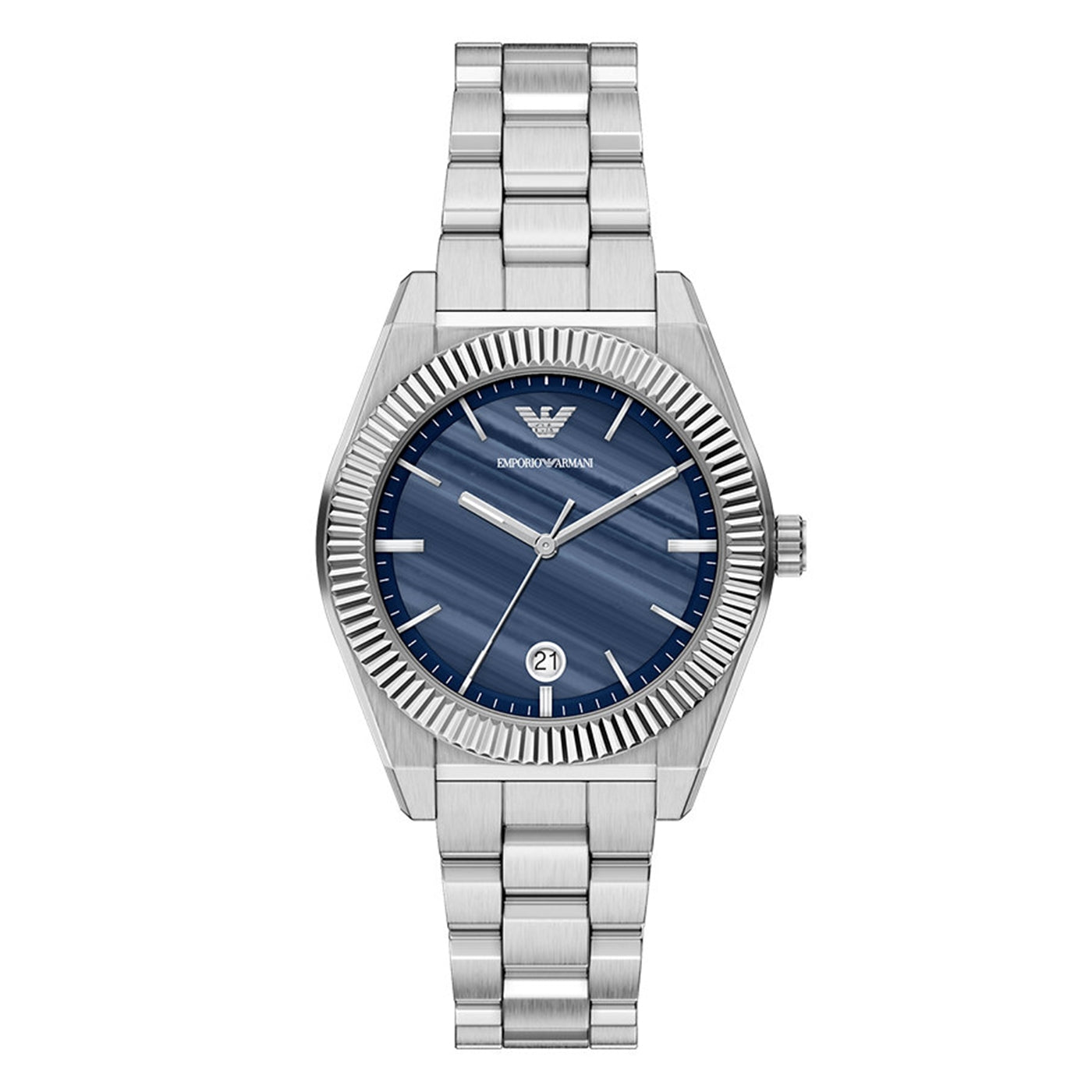 Emporio Armani Round Blue Dial Watch AR11758
