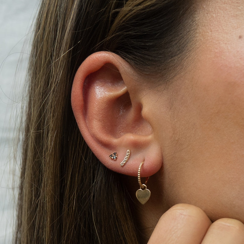 Jackie Gold 14K Golden Ear Studs JKE22.269-zoom-