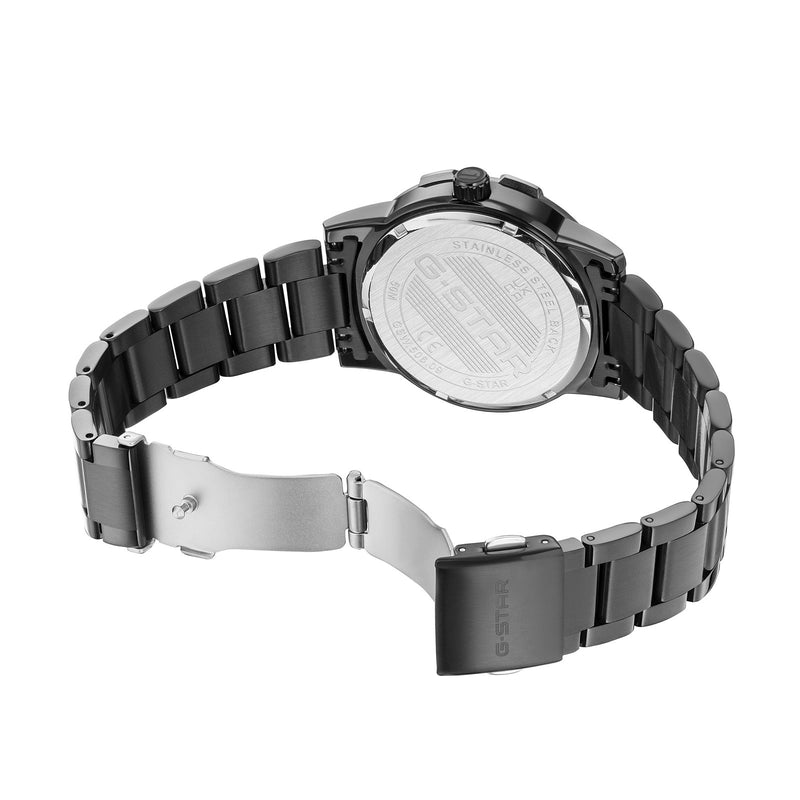 G-STAR Constructed Zwart Stalen Herenhorloge GSW.506.09-zoom-