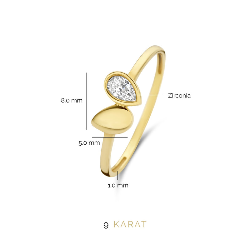 Beloro Jewels Monte Napoleone Natalia 9 karaat ring BO330005-52-zoom-