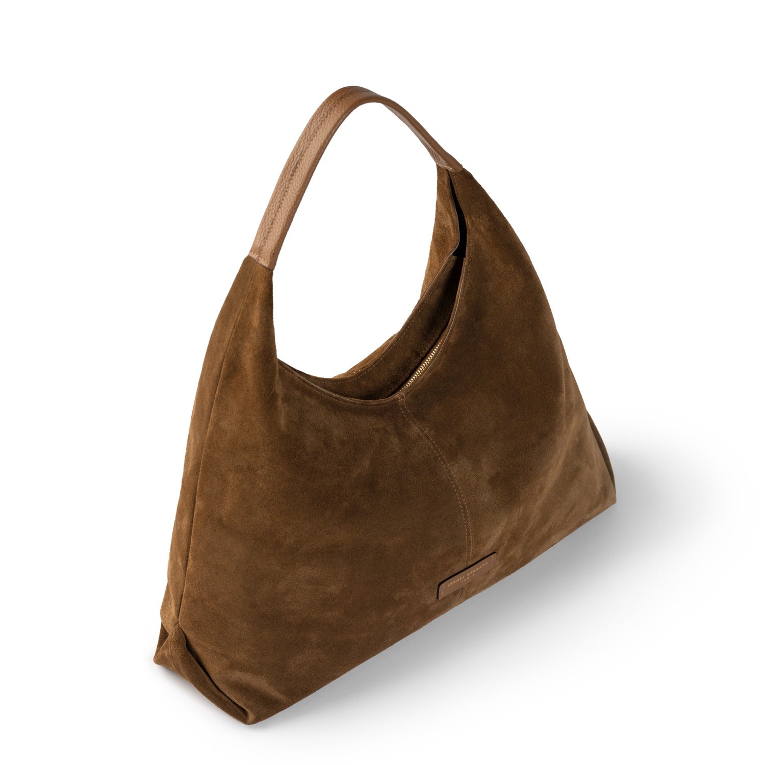 Isabel Bernard Honoré Grace brown suede shoulder bag IB25093-130
