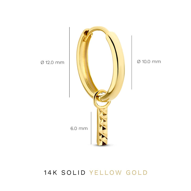 Isabel Bernard Rivoli Laura 14 karaat gouden oorringen IB360151-zoom-