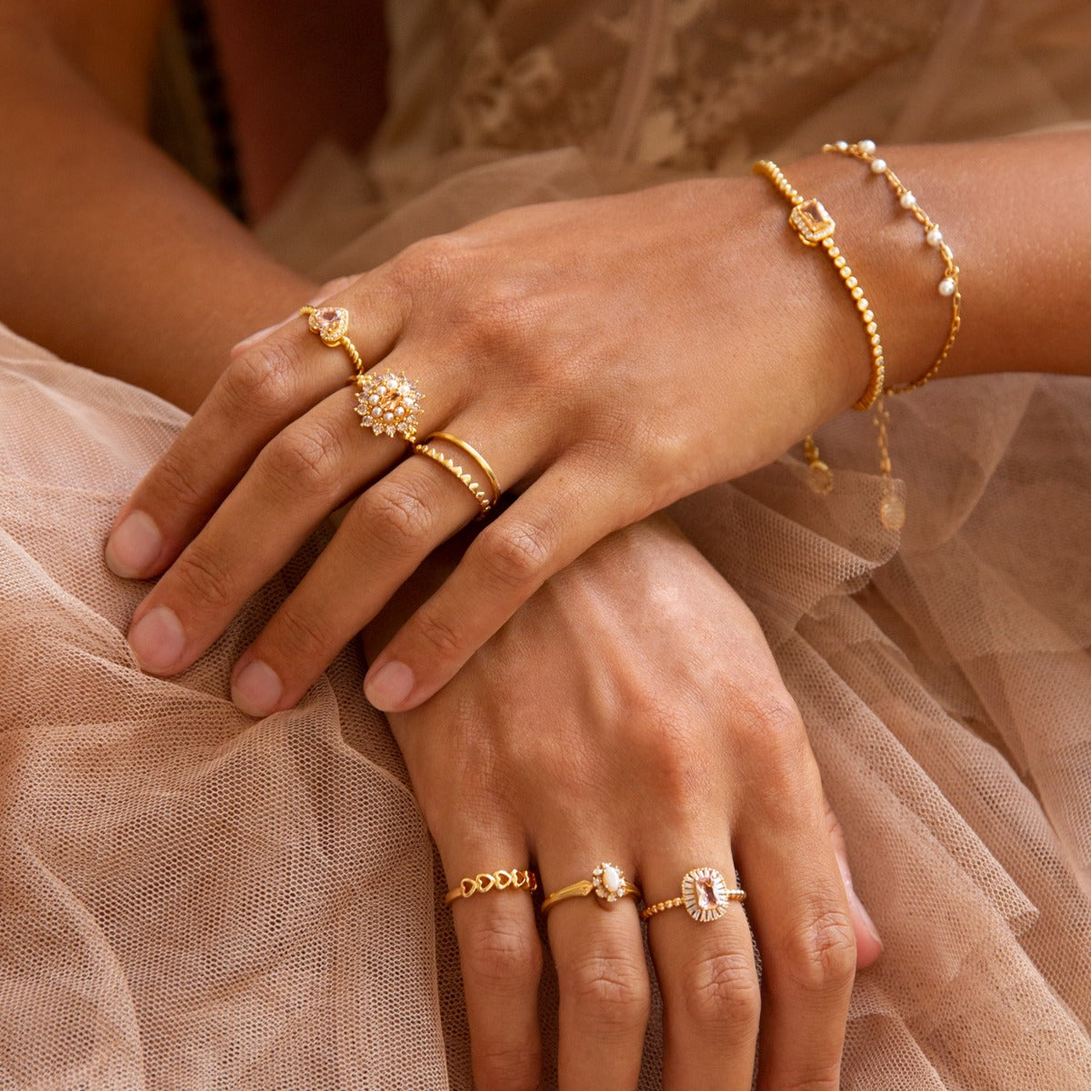 24Kae Gold Ring 12482Y/52