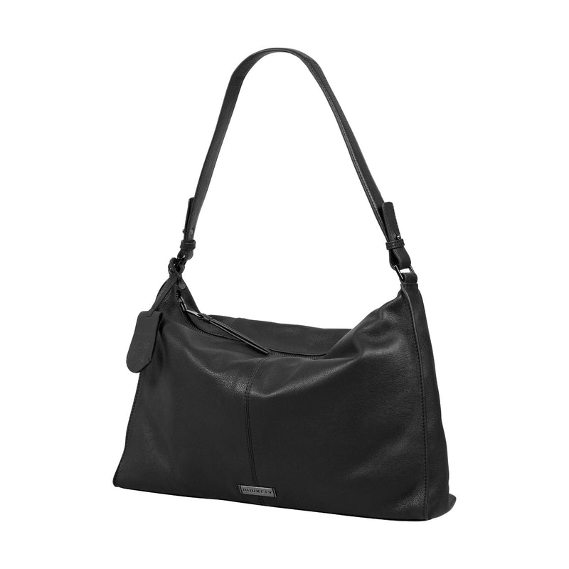 Burkely Mystic Maeve Black Leather Shoulder Bag 1000514.38.10-zoom-