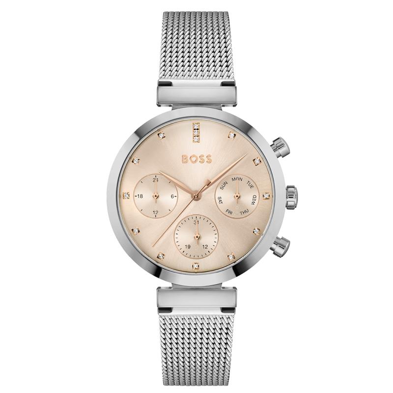 Hugo Boss BOSS Flawless Rosé-coloured Women's Watch 2002-HB1502625