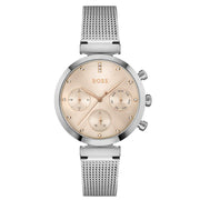 Hugo Boss BOSS Flawless Rosékleurig Dames Horloge 2002-HB1502625