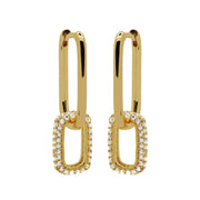 Karma 925 Sterling Silver Zirconia Densely Earrings H232GP