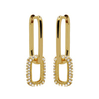 Karma Hoops Gold Hoop Earrings H232GP