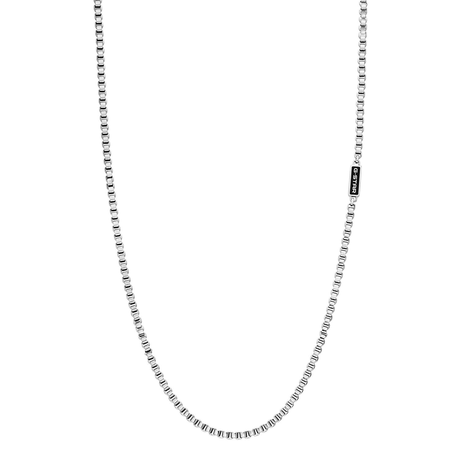 G-Star Floatcore Silver Box Chain Necklace GSJ.100.04