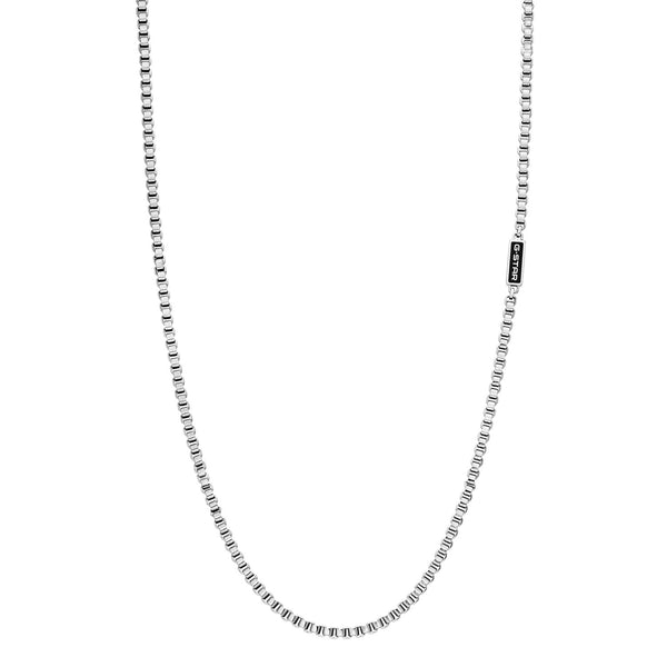 G-Star Floatcore Zilveren Box Chain Ketting GSJ.100.04