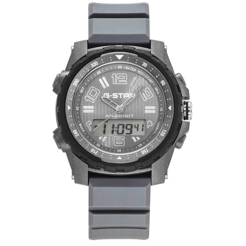 G-STAR Ops01 Grijs Zwart Ana-digi Herenhorloge GSW.502.01-zoom-