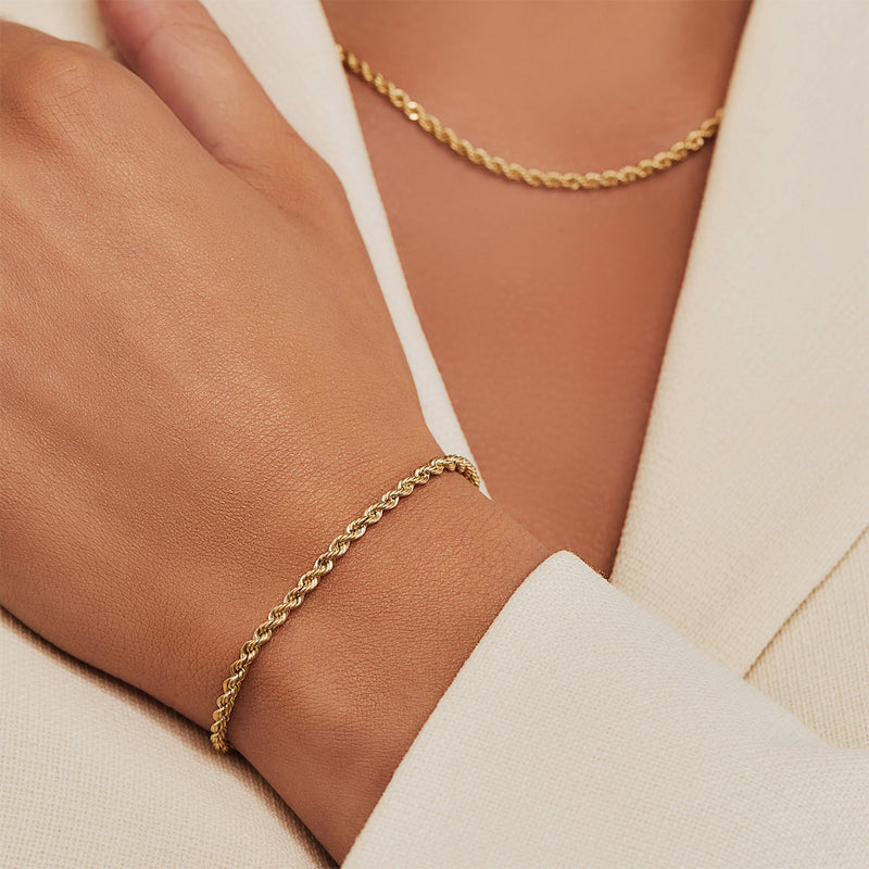 Isabel Bernard Cadeau d'Isabel 14 Karaat Gouden Collier Met Armband Giftset IB90028-zoom-