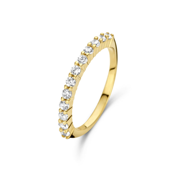 Parte Di Me Santa Maria della Base 925 sterling zilveren gold plated ring PDM33030