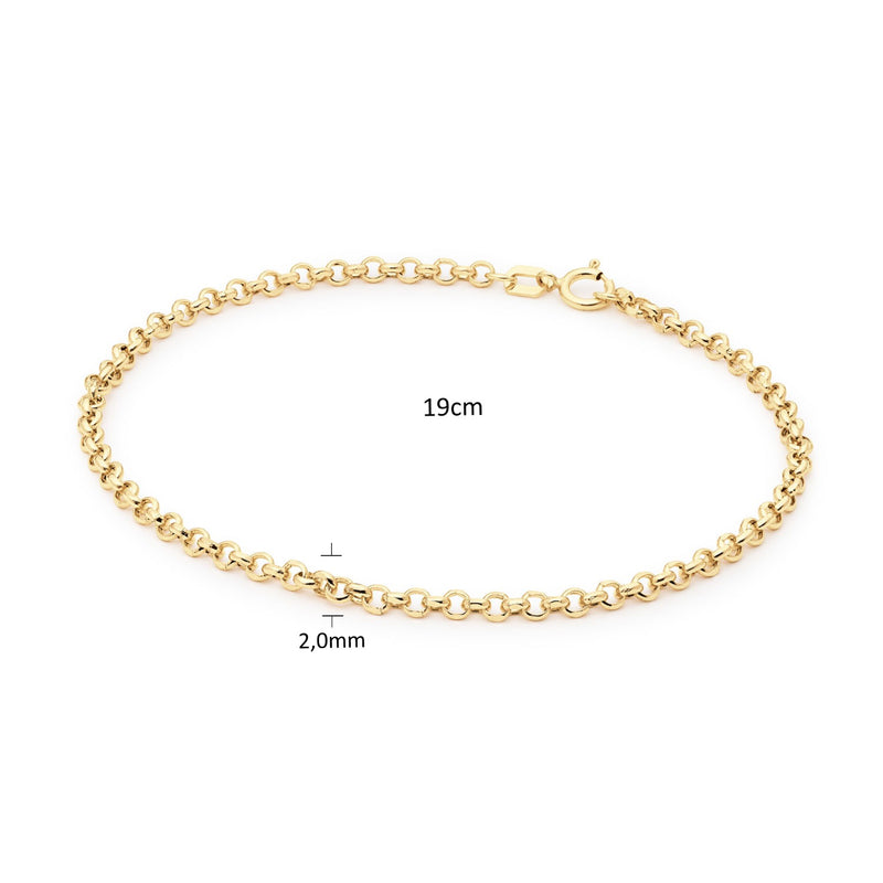 Jackie Gold Menton 14 Karat Gold Bracelet 585 JKB25.504-zoom-