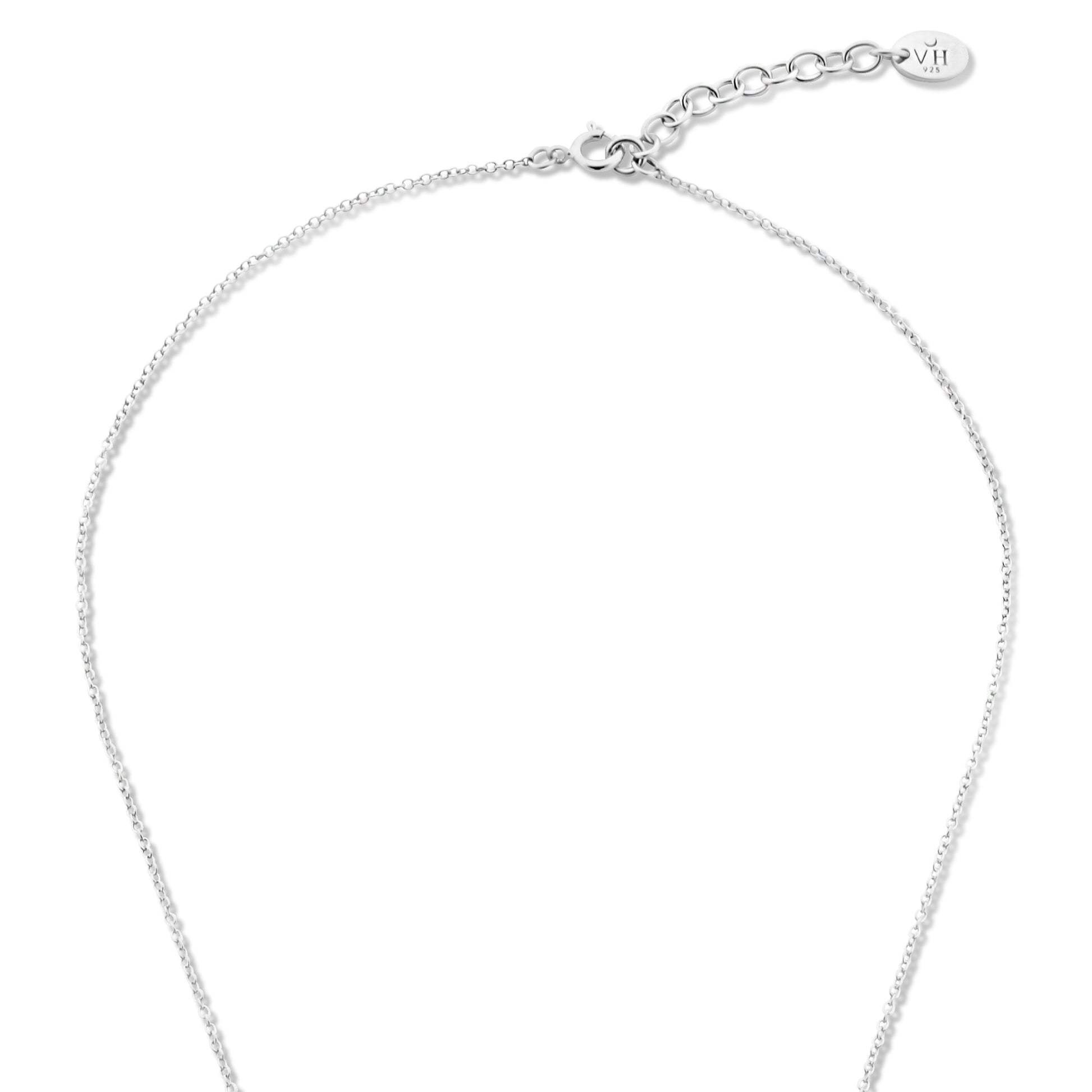 Violet Hamden Venus 925 Sterling Silver Necklace with Birthflower VH340026-JUN