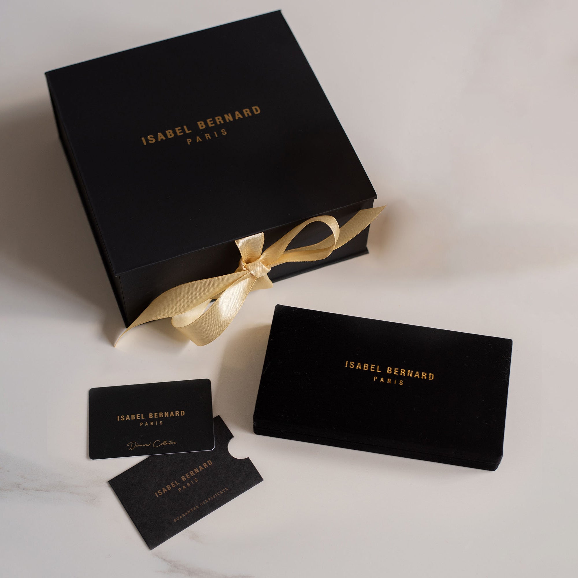 Isabel Bernard De la Paix Alfie 14 Carat Golden Bracelet | diamond 0.12 ct | IBD320001