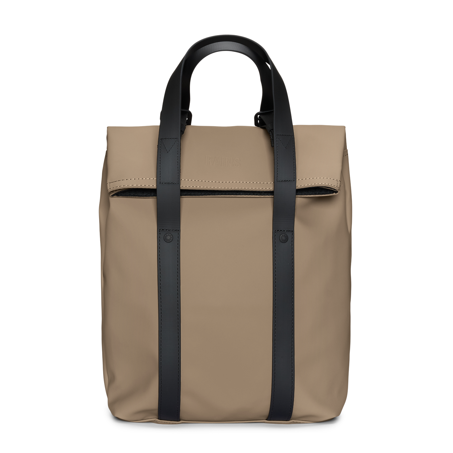 Rains Beige 2 Way Tote Backpack Mini R12780-133