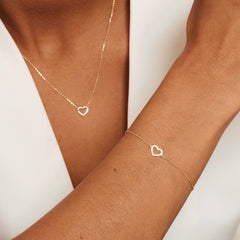 Isabel Bernard Belleville Amore 14 Carat Golden Necklace IB340138 (Length: 40.00-44.00 cm)