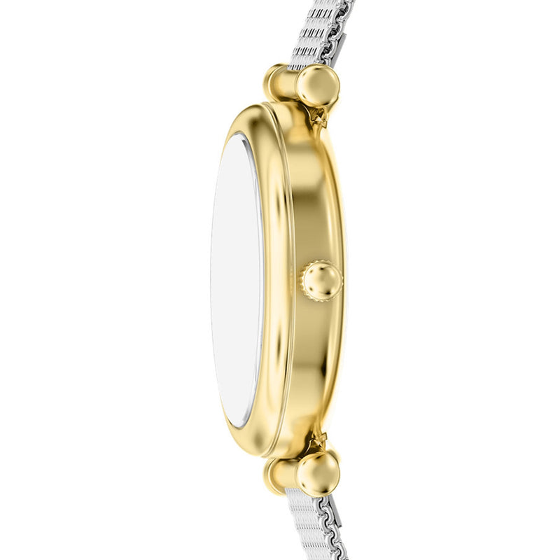 Fossil Carlie Round White Dial Watch ES5463-zoom-