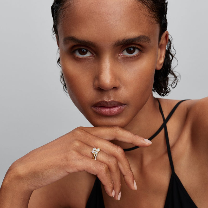 Pandora Timeless Sprankelende Geluksklaver Splitsbare Ring 164507C01-50-zoom-