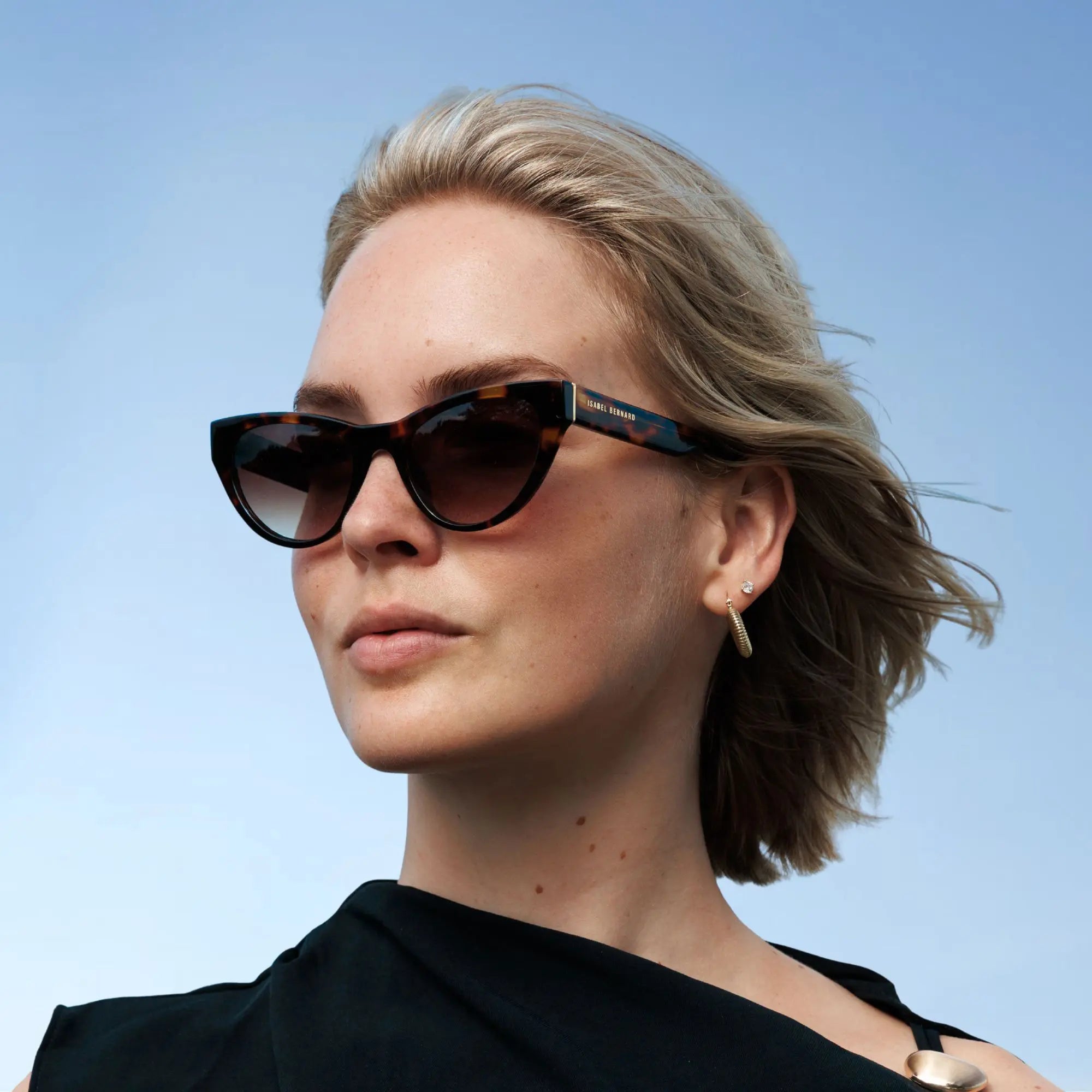 Isabel Bernard La Vilette Tortoise Brown Sunglasses IB380011-14-14