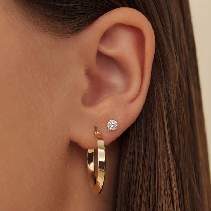 Isabel Bernard Rivoli Maryn 14 karaat gouden oorringen IB360187-zoom-