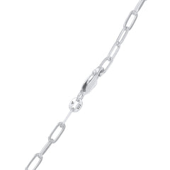 Elli 925 Sterling Silver Link Chain Necklace 2004-BF-0008178-001