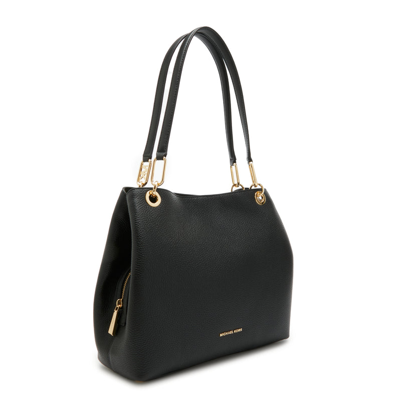 Michael Kors Kensington Black Leather Shoulder Bag 30F3G8KT7L-001-zoom-