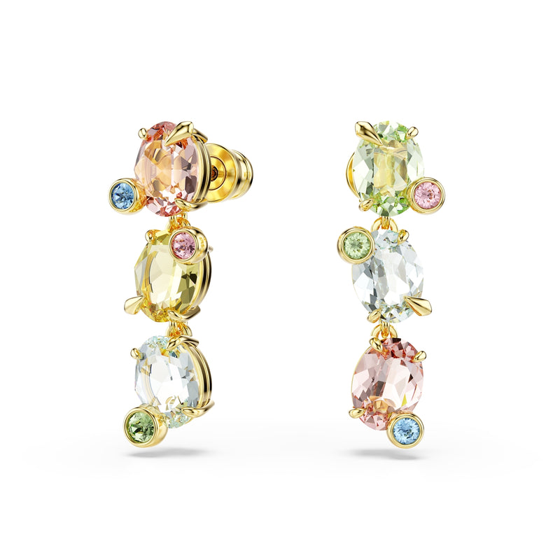 Swarovski Gema Gold Coloured Ear studs 5714815-zoom-
