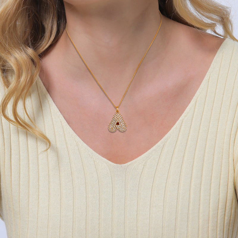 Elli 925 Sterling Silver Necklace Gold plated 2004-BF-0008260-001-zoom-