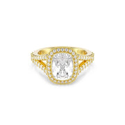 Swarovski Una Angelic Cushion Goudkleurige Ring 5762630