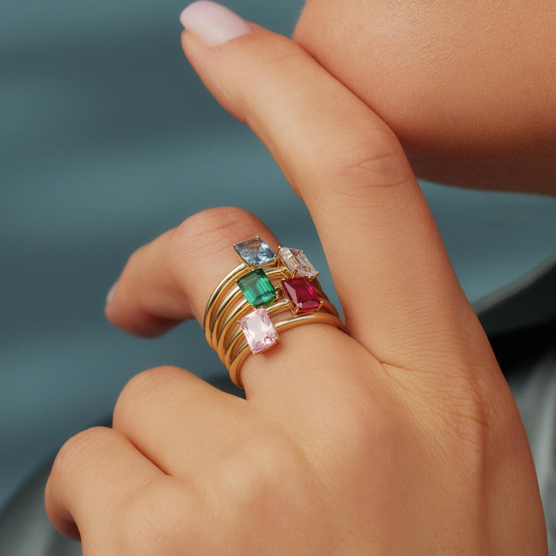 Beloro Jewels La Milano Colori Byanca 9 Karaat Ring BO330007-58-zoom-