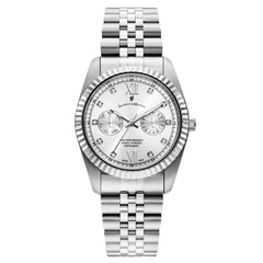 Jacques du Manoir Inspiration Multifunction Silver-Coloured Stainless Steel Unisex Watch JWN06101