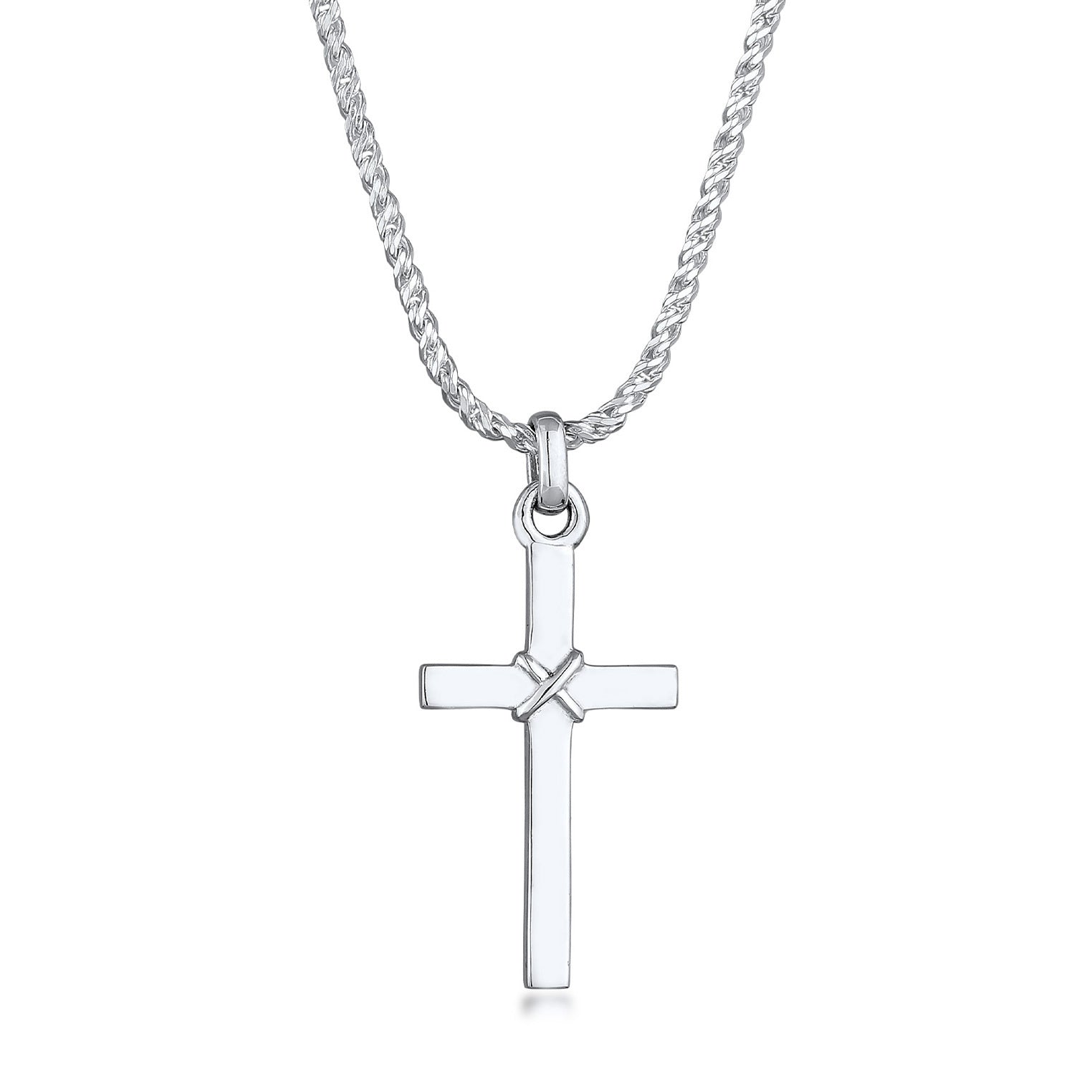 Kuzzoí 925 Sterling Silver Link Chain Necklace 2004-BF-0008062-001