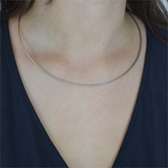 Boccia Titanium Silver & Gold Coloured Necklace 2002-0804-0250