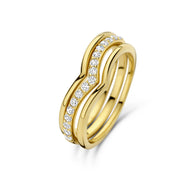Parte Di Me Santa Maria della Base 925 sterling zilveren gold plated ringen PDM33034-58