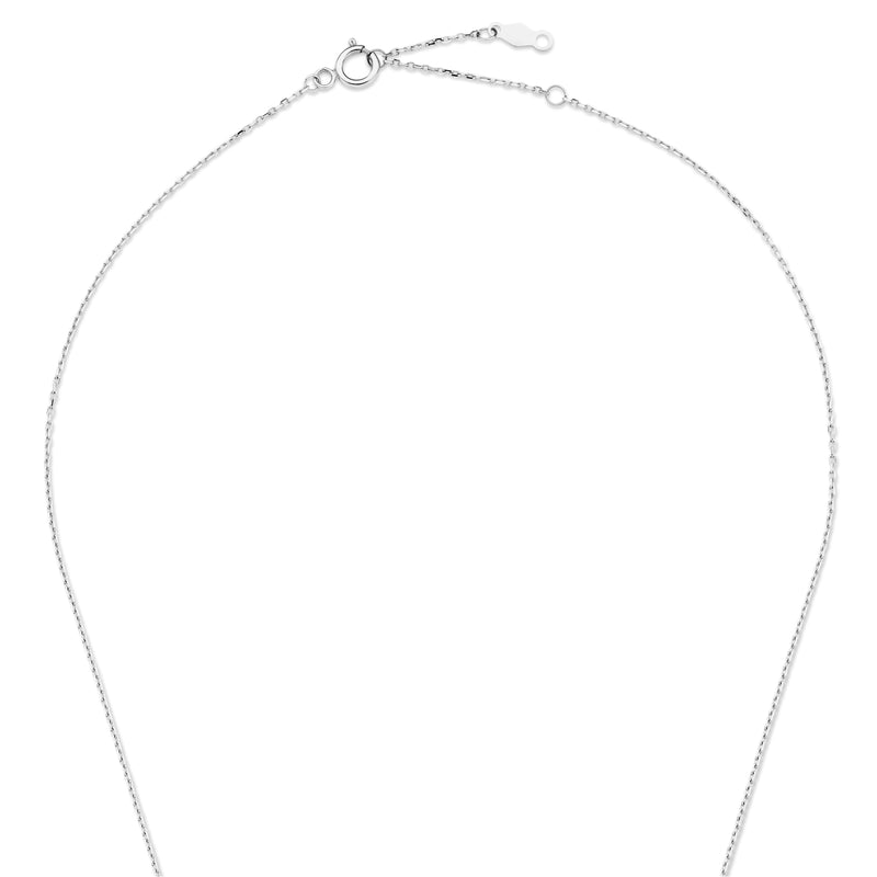 Isabel Bernard Saint Germain Amore 14 Karaat Wit Gouden Collier IB340076-zoom-