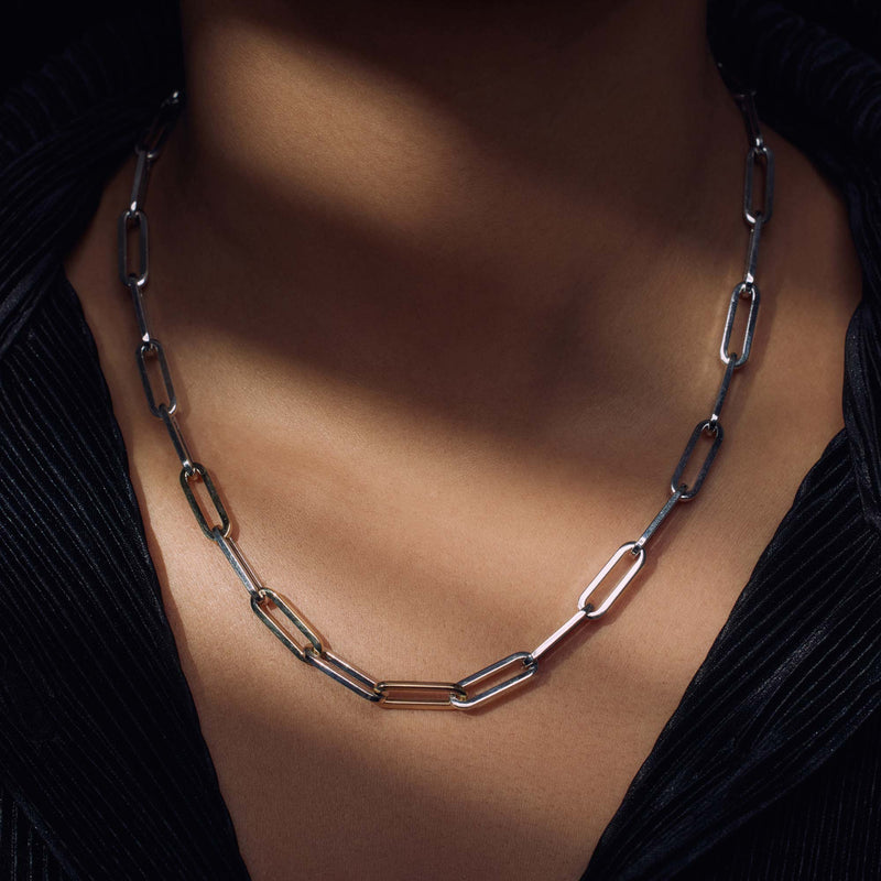 Parte Di Me 925 Sterling Zilveren met 14 Karaat Goud Bibbiena Poppi Guidi Ketting PDM32022-zoom-