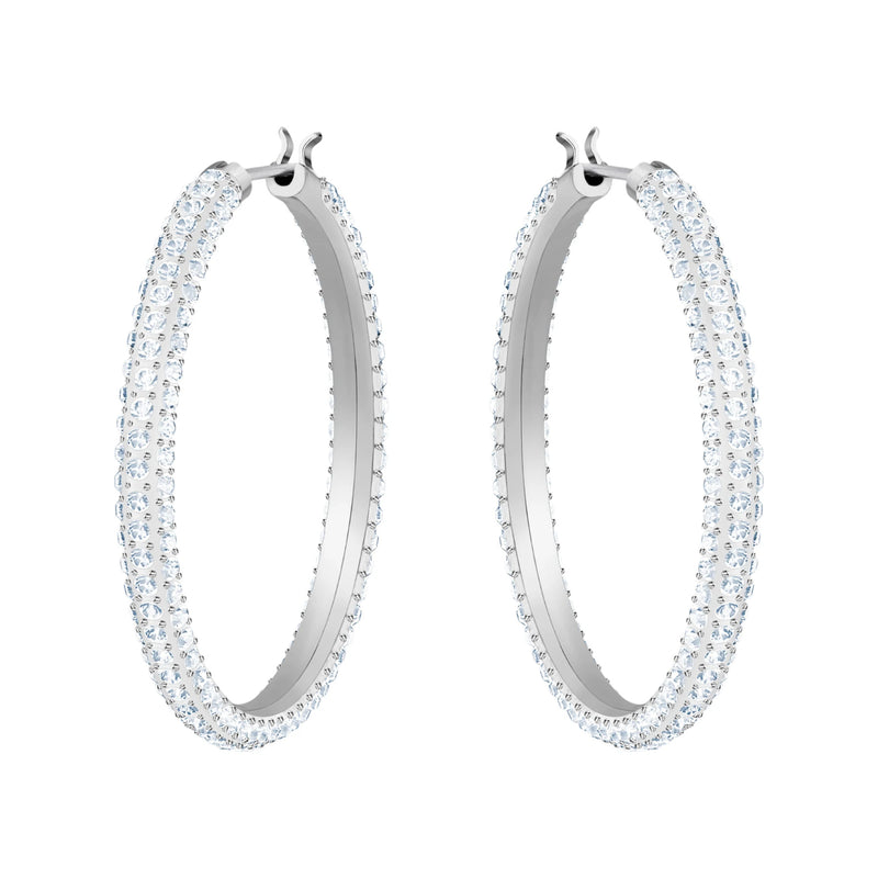 Swarovski Stone Hoop Crystal Earrings 5389432-zoom-