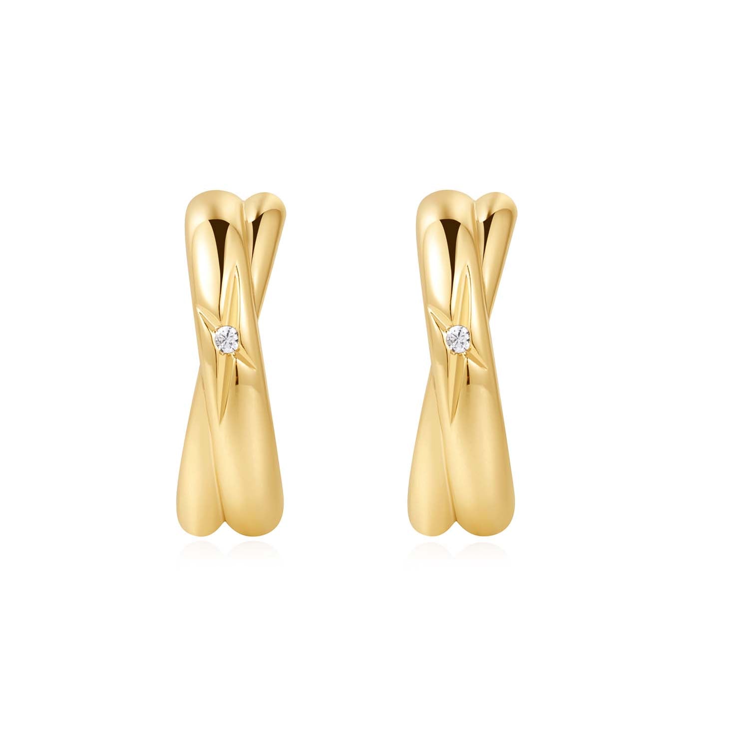 Ania Haie Dusk Divas 925 Sterling Silver Earrings 2002-AH-E061-16G