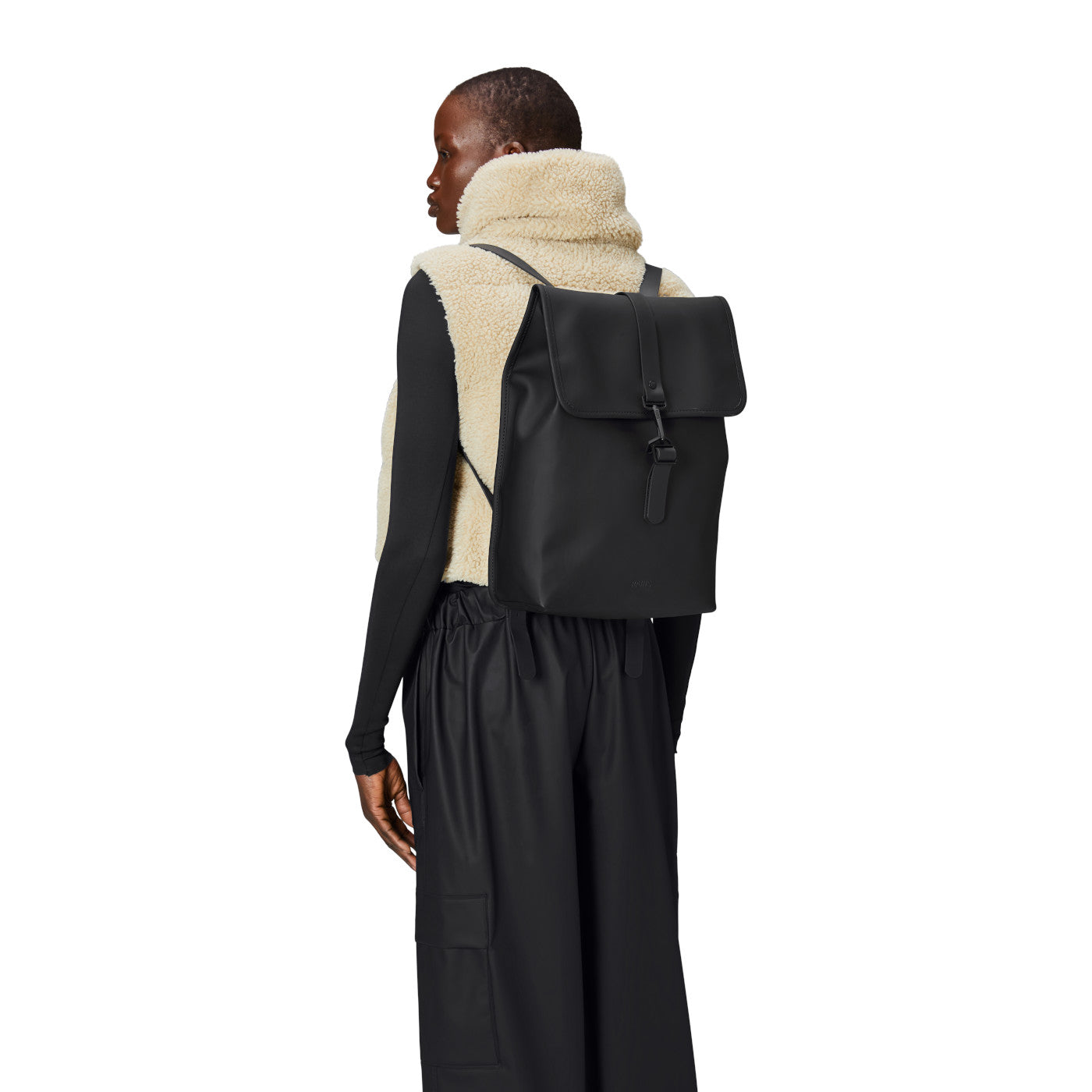 Rains Black Backpack R13500-01