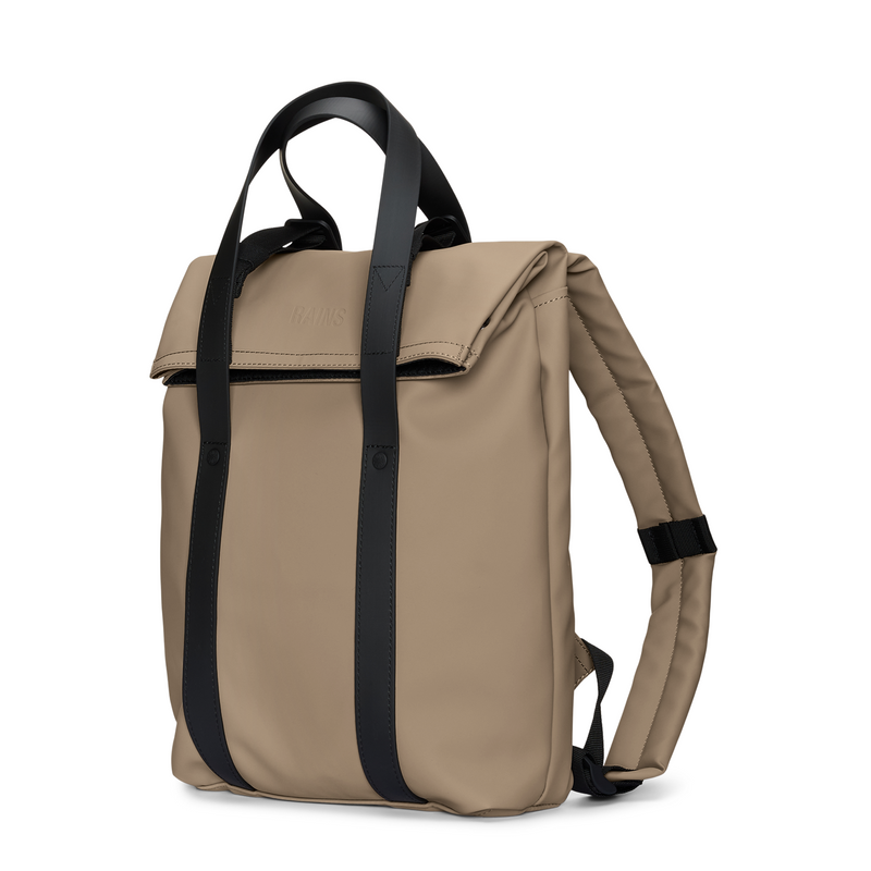 Rains Beige 2 Way Tote Backpack Mini R12780-133-zoom-
