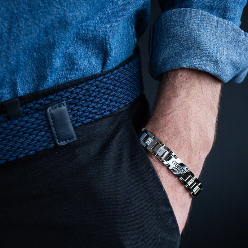 GUESS Frontiers Silver-coloured Bracelet JUMB01342JWSTT-U-zoom-