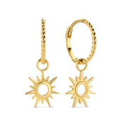 Jackie Gold 14K Golden Hoop Earrings JKE21.103