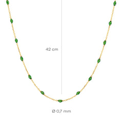 Blush 14 karat gold Necklace 3162YRG